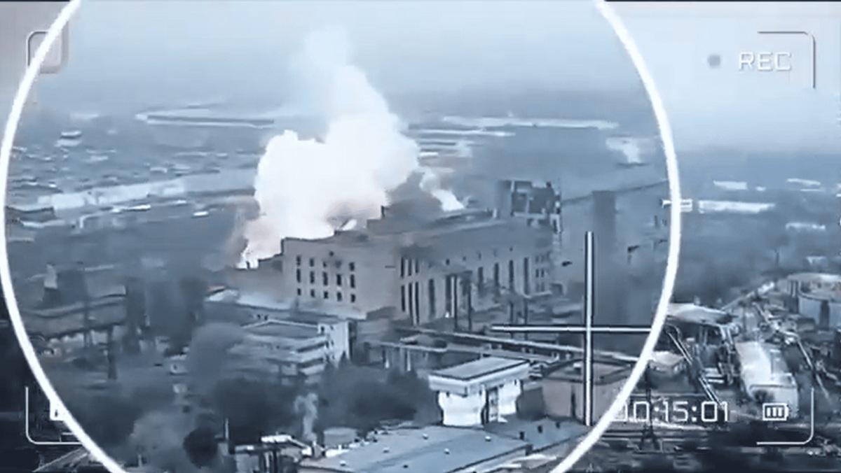 Російський обстріл Херсонської ТЕЦ